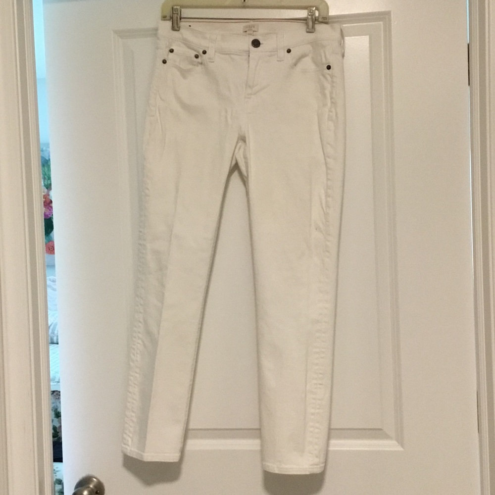 White J Crew Stretch jeans